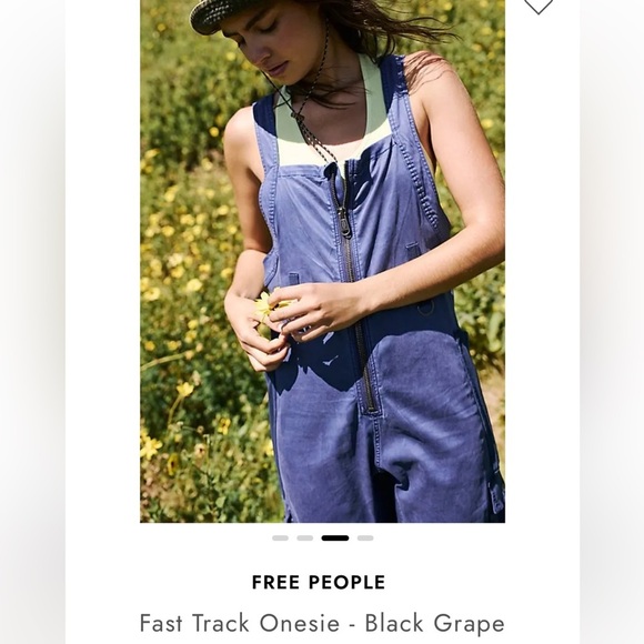 Free People Fast Track Onsie Size Medium NWT - Picture 3 of 15